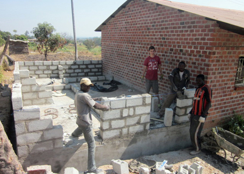 Construction project in Zambia